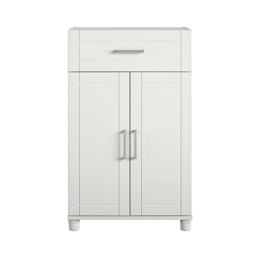 White 1 Drawer 2 Door Freestanding Cabinet R251085