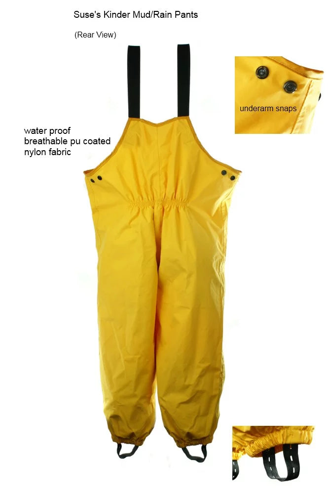 Fleece Lined Rain Pants or Overalls for Kids V8930