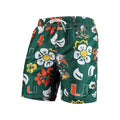 Green Floral Volley Swim Trunks Large F590245