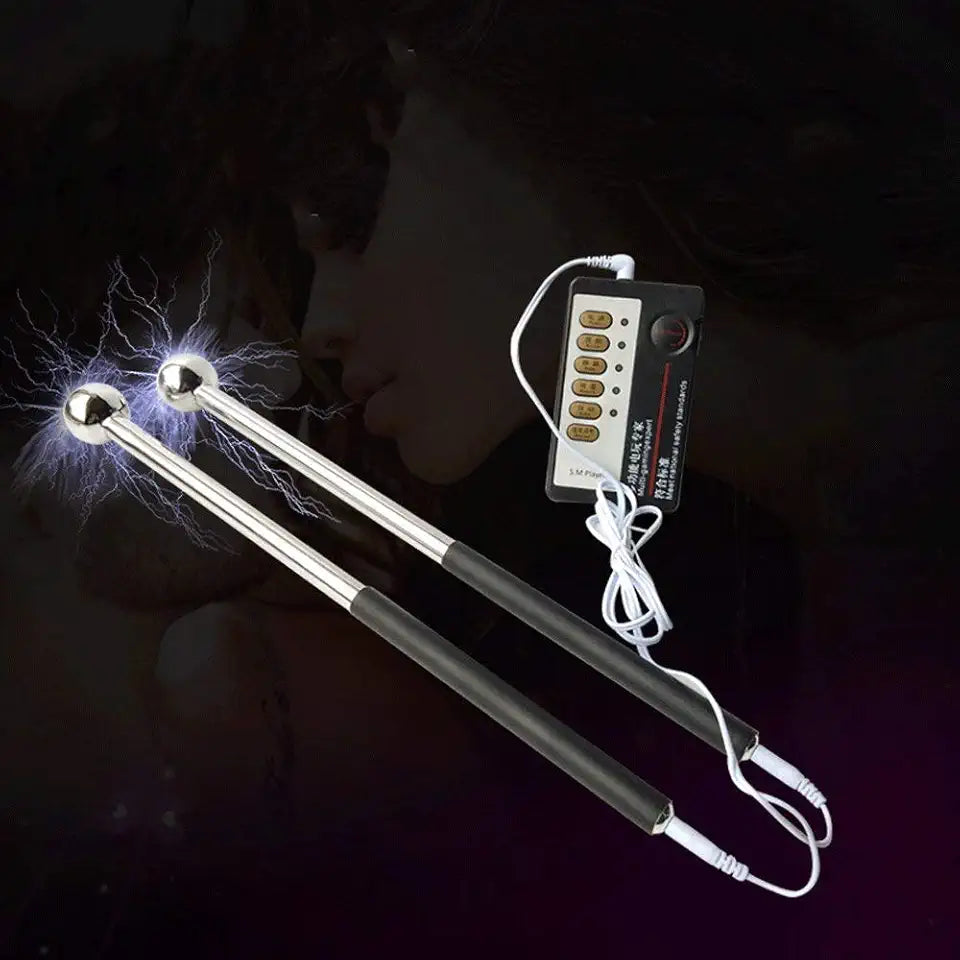 Electric Stimulation Massage Stick Stainless Steel Z95072