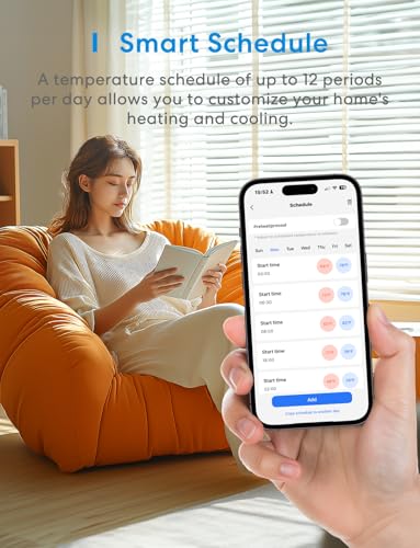 Smart Thermostat, WiFi Thermostat, C-Wire Required Z9329