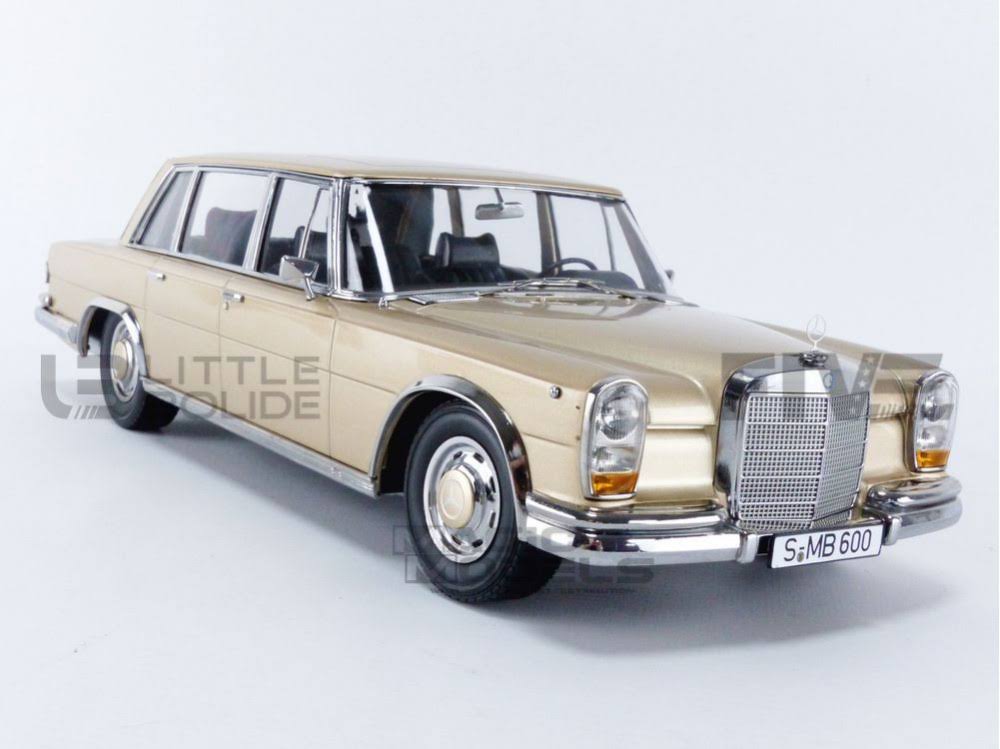 Gold 1/18 Mercedes-Benz 600 SWB W100 D3104