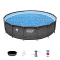 Round Metal Frame Above Ground Pool Set W458