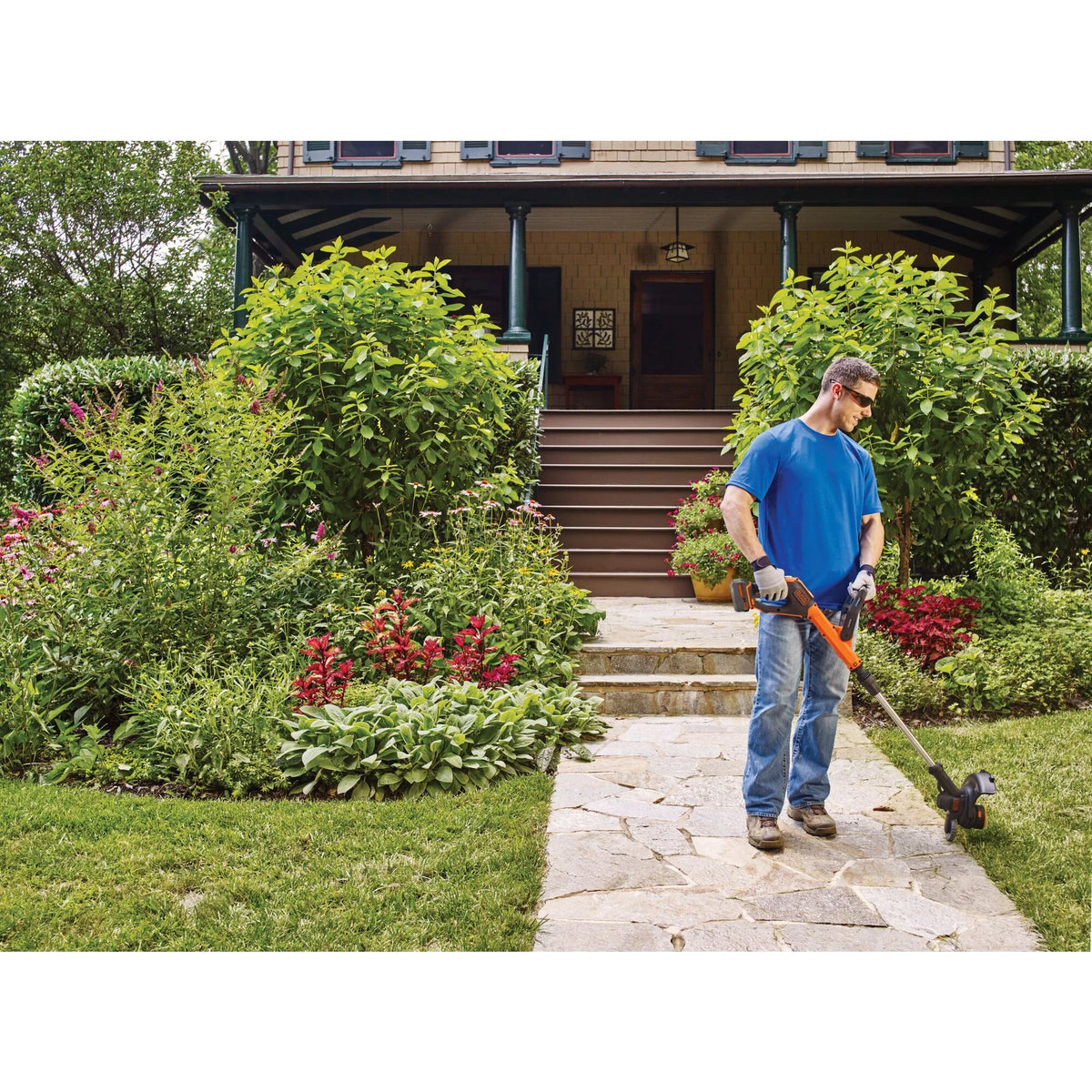 20V MAX Cordless Lithium-Ion 2-Speed 12 in. String Trimmer/Edger Kit X125385