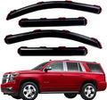 4 PCS Dark Smoke In-Channel Side Window Deflector Rain Guard T876928