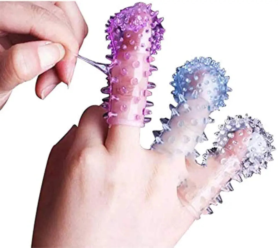 Crystal Silicone Sheath 3 Finger Cover G5547