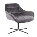 Black/Gray Swivel Lounge Chair X272903