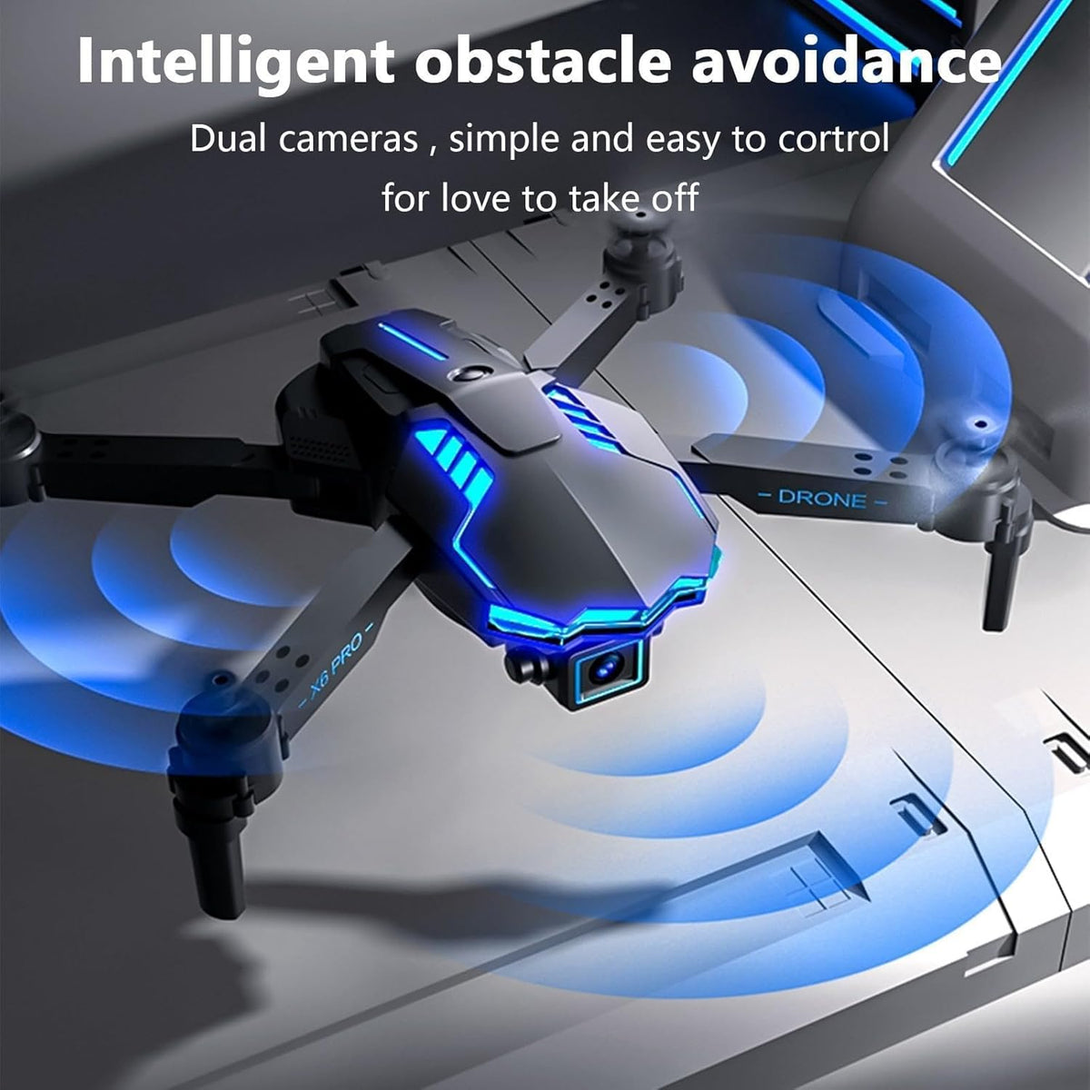 FPV Drone with 1080p HD Camera Altitude Hold Quadcopter I529251