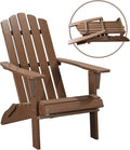 Cardinal Red Folding Poly Adirondack Chair Q2996