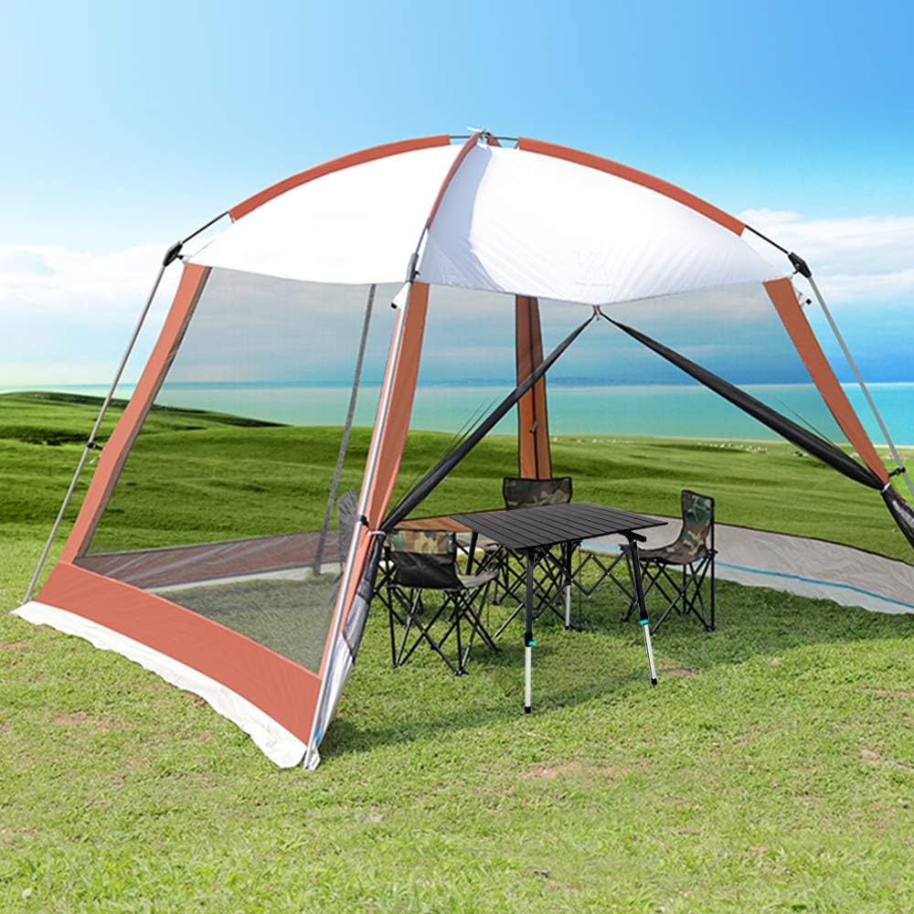 Portable Aluminum Folding Camping Table with Carry Bag (Black) T4421
