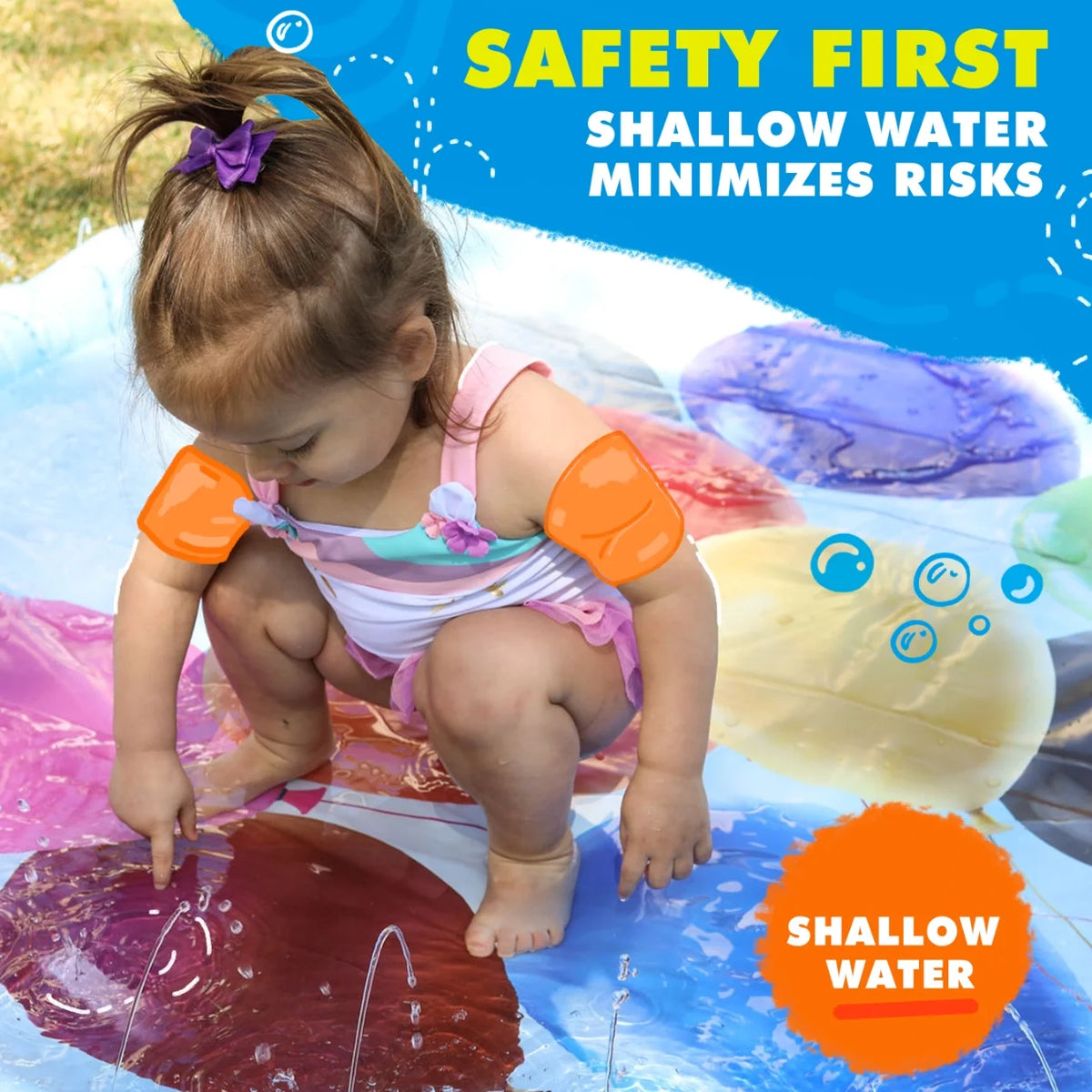 Splash Pad and Sprinkler for Kids J9143