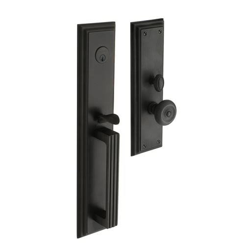 Satin Chrome Double Cylinder Mortise Handleset Trim Set G4724