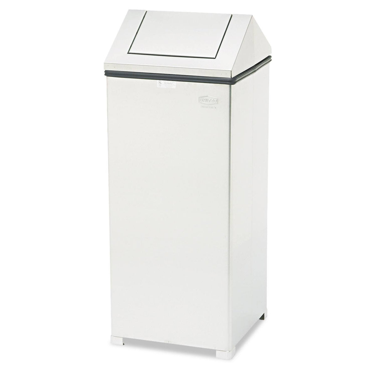 24 gal Stainless Steel Swing Top Receptacle K343