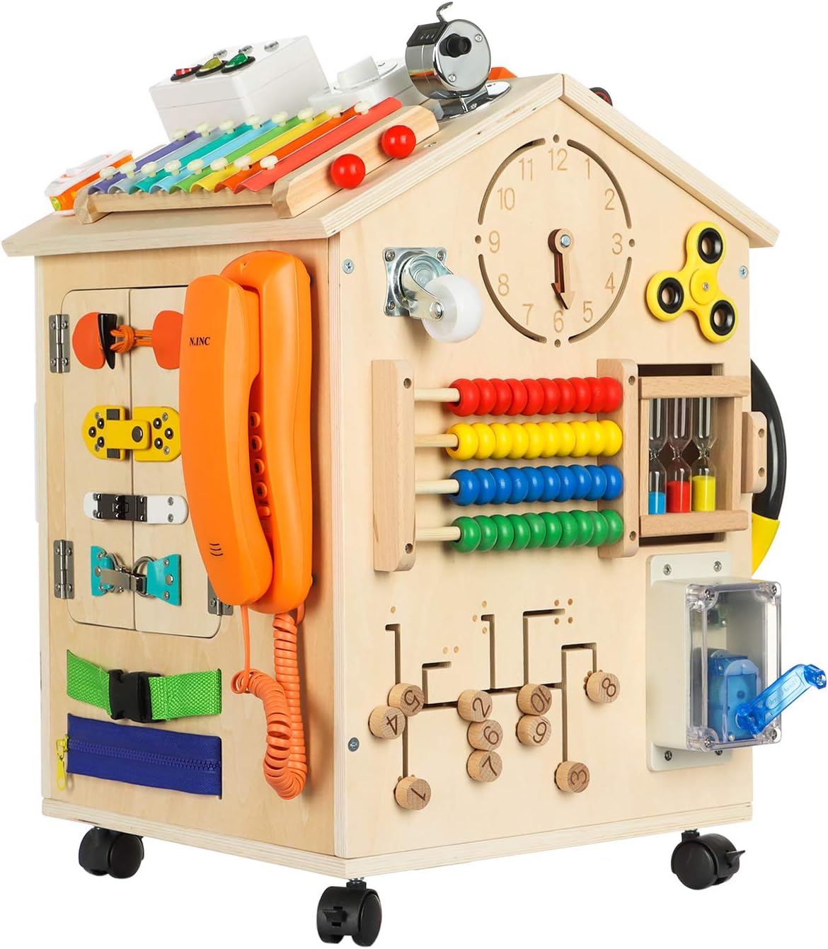 38-IN-1 Busy Board House Toys for Toddlers S2818