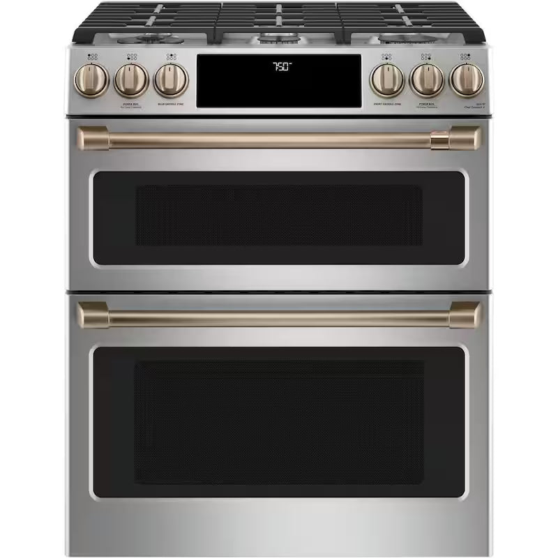 Gas Range Handle and Knob Kit in Brushed Bronze H4337
