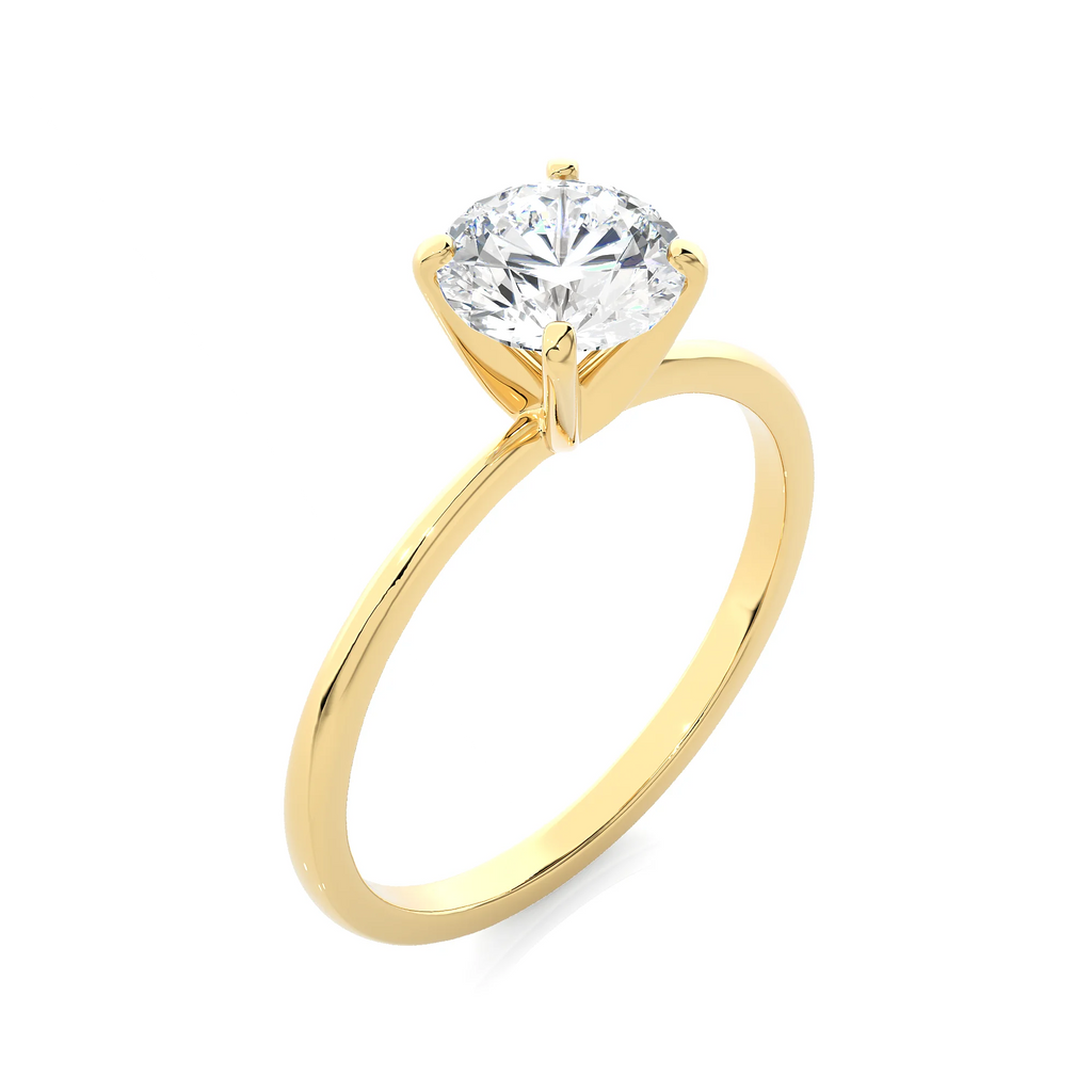 14k Yellow Gold Solitaire Engagement Ring V69749