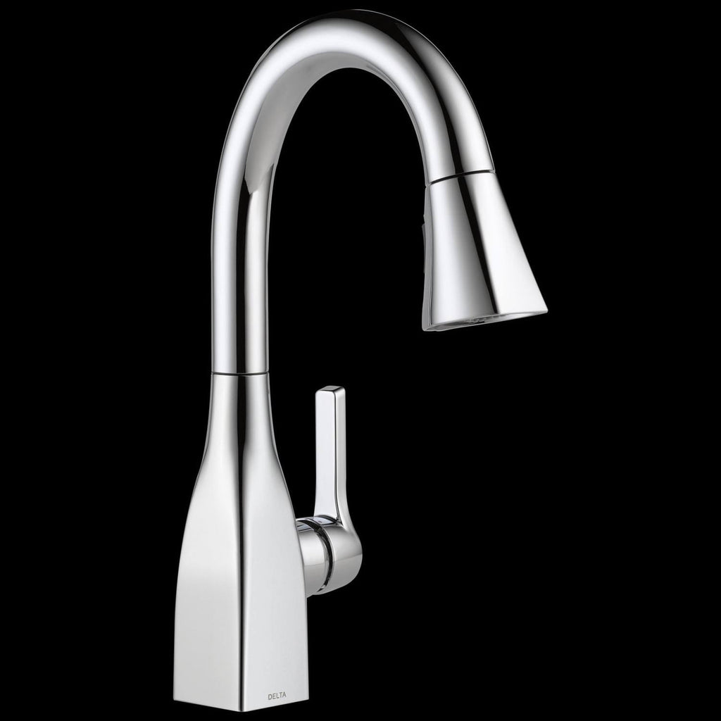 Chrome Single Handle Pull-Down Bar / Prep Faucet Q39413