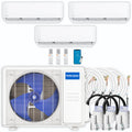 42,000 BTU 3 Zone Ductless Air Conditioner and Heat Pump Q16780