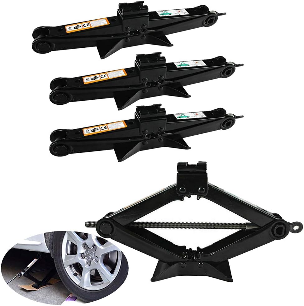 Scissor Jack with Crank Handle 2 Ton Pack of 2 X1470