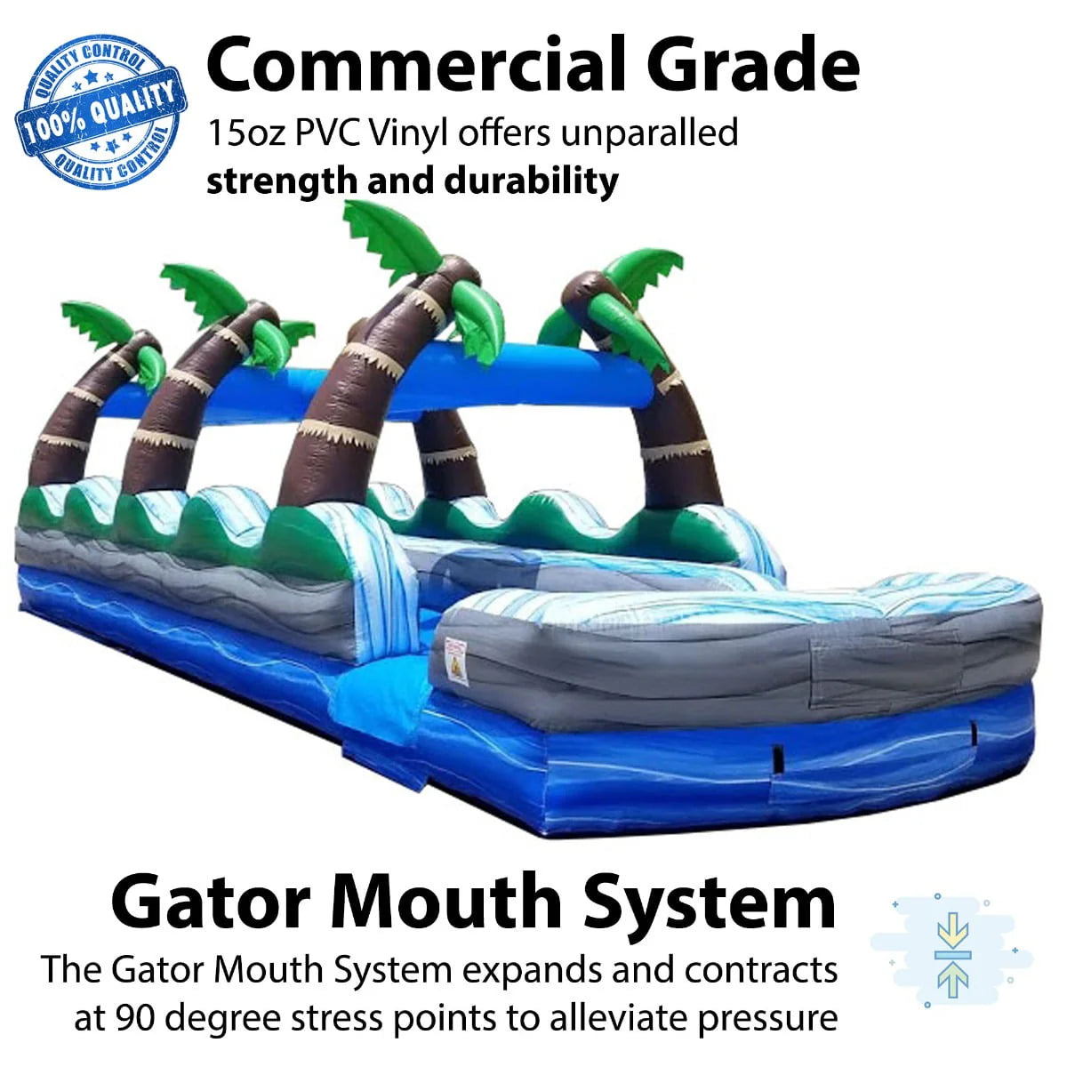 Commercial Inflatable Slip n Slide with Blower I4616