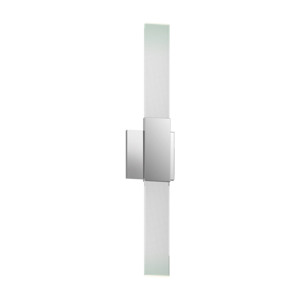 Polished Chrome LED Double Sconce D9831