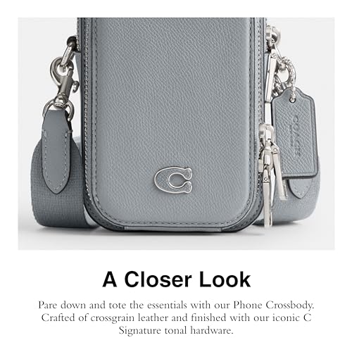 Mens Phone Crossbody In Crossgrain Leather L1836