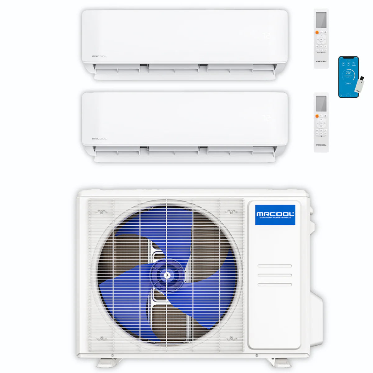 24,000 BTU 2 Zone Ductless Air Conditioner and Heat Pump X40312