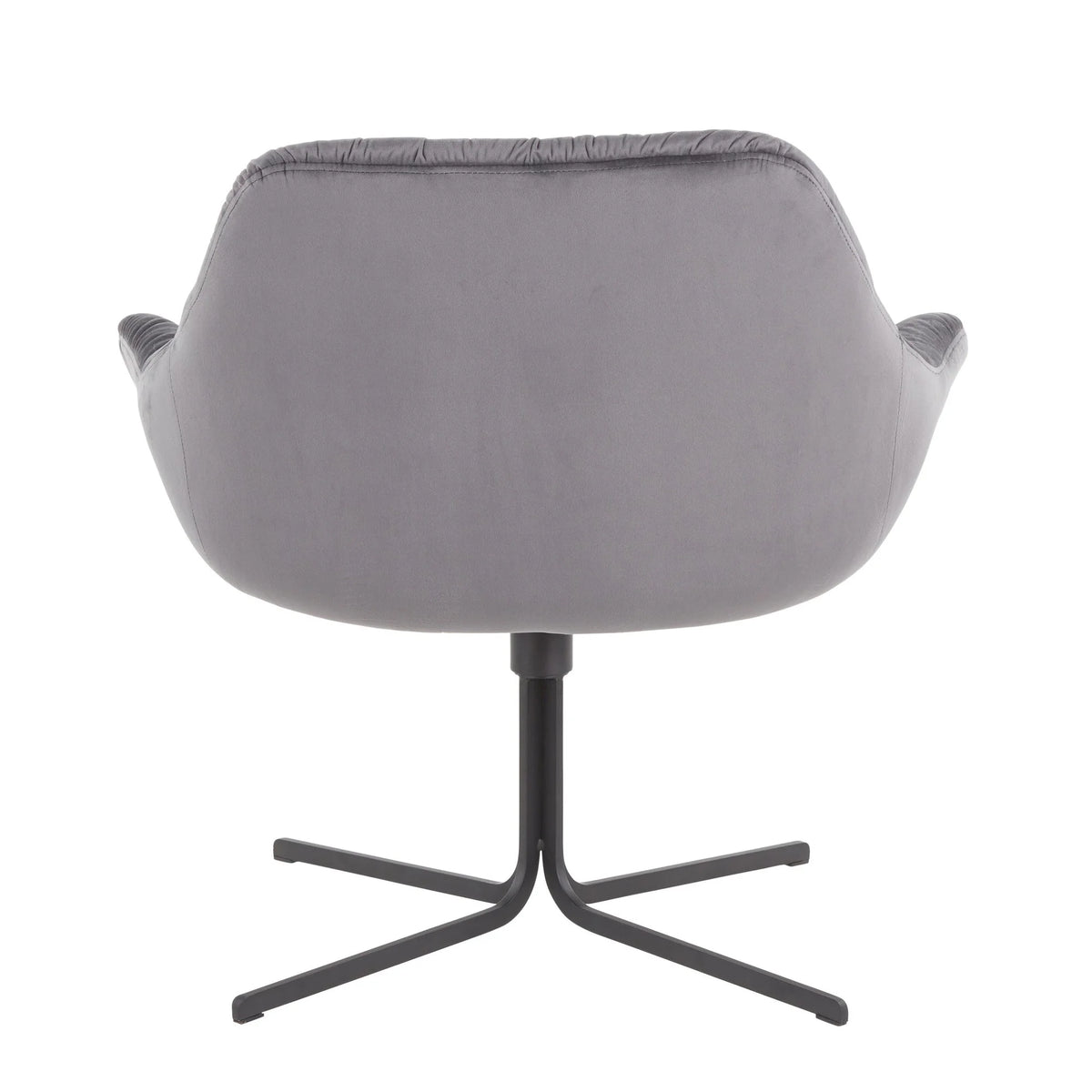 Black/Gray Swivel Lounge Chair X272903