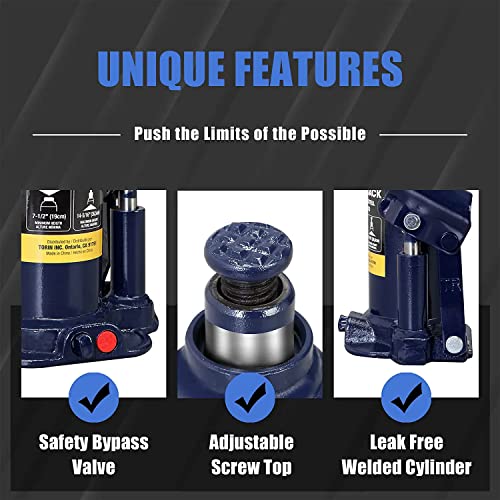 20 Ton Hydraulic Bottle Jack W62870