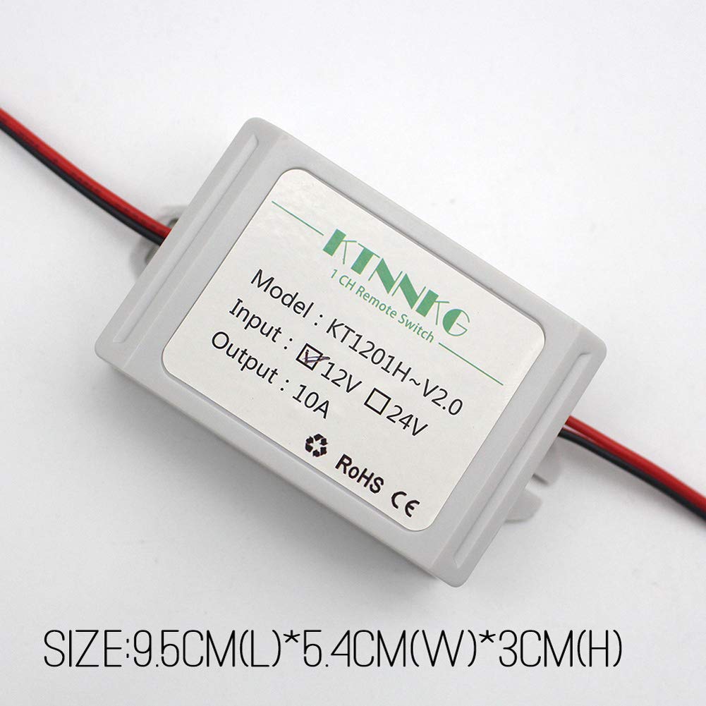 Remote Battery Disconnect Switch for Car, DC12V, 180A, Pack of 2 H312