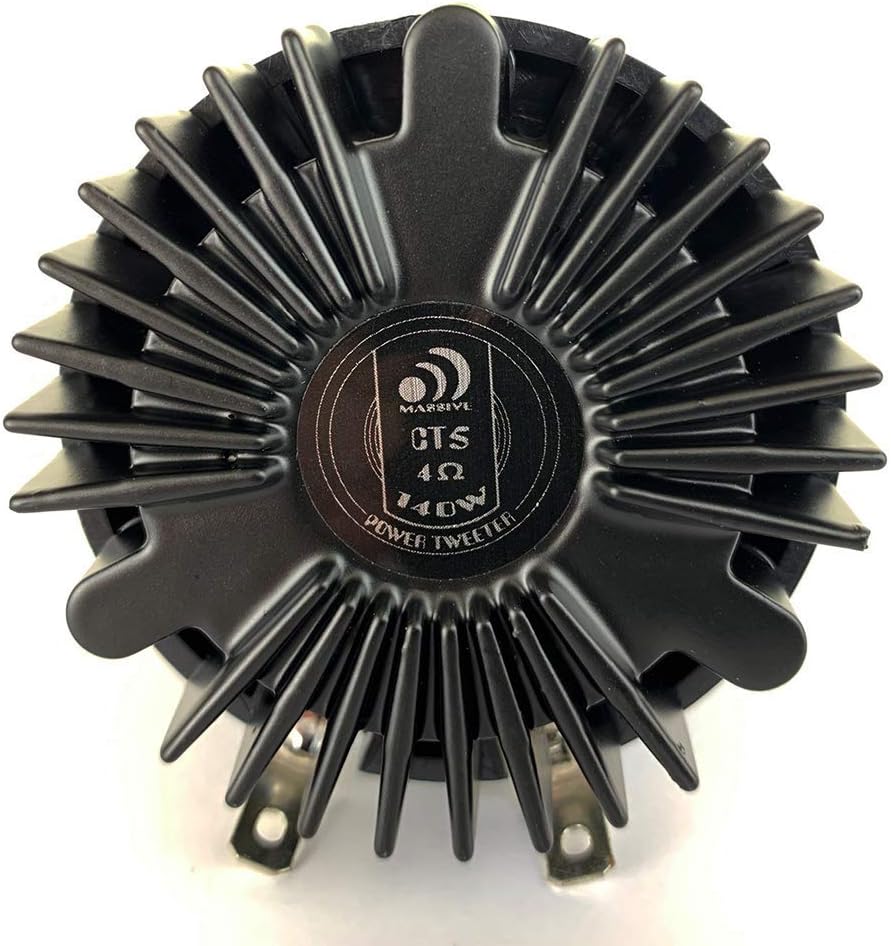Car Audio Tweeter, 57mm, 140 Watt, Titanium Diaphragm, Aluminum Phase Plug T476229