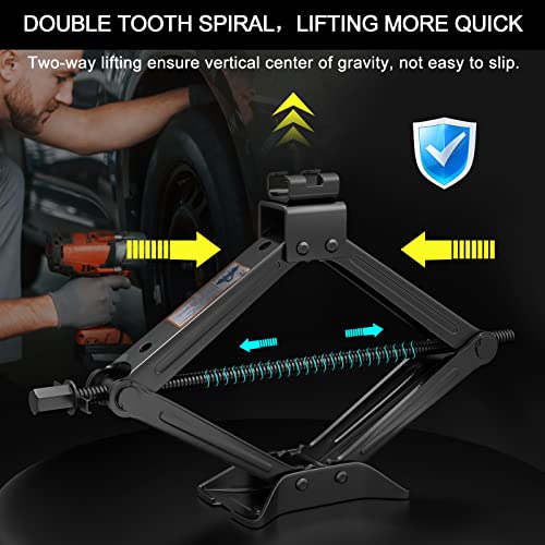 2.5 Ton Universal Scissor Jack with Lug Wrench V672780