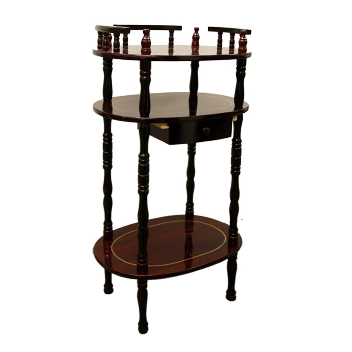 Cherry 3-Tier Phone Table C99891