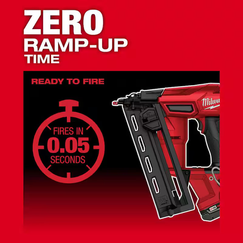 18-Volt Lithium-Ion Brushless Cordless 16-Gauge Angled Finish Nailer N1788