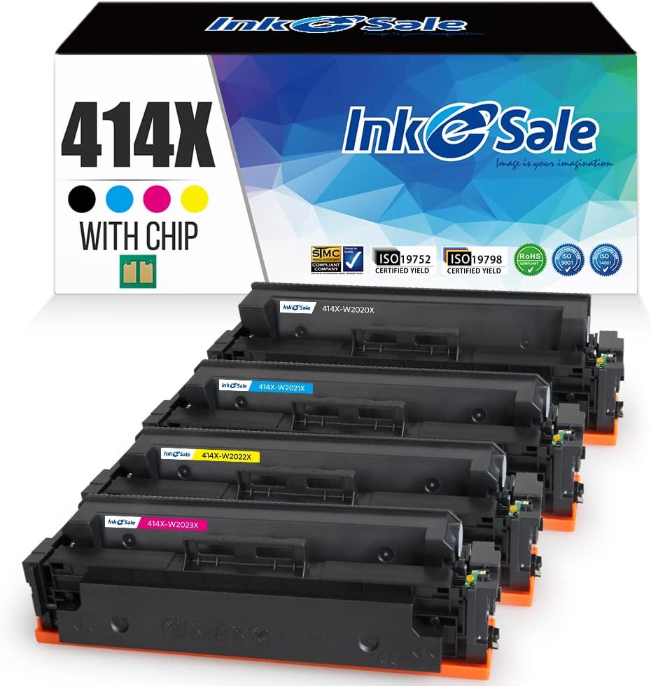 4 Packs Compatible Toner Cartridge Replacement V9895