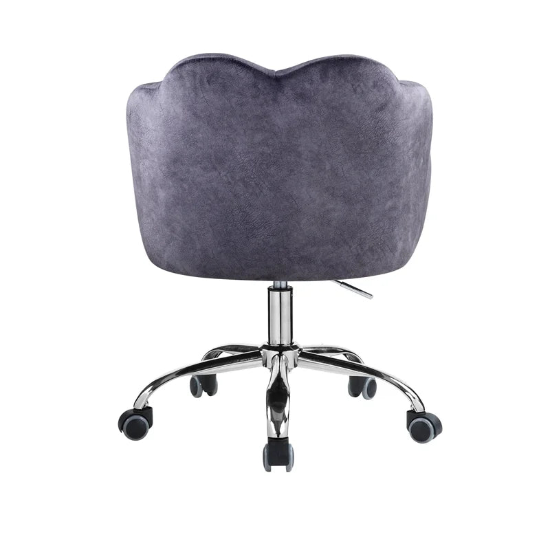 Dark Gray Velvet Office Chair Q40033