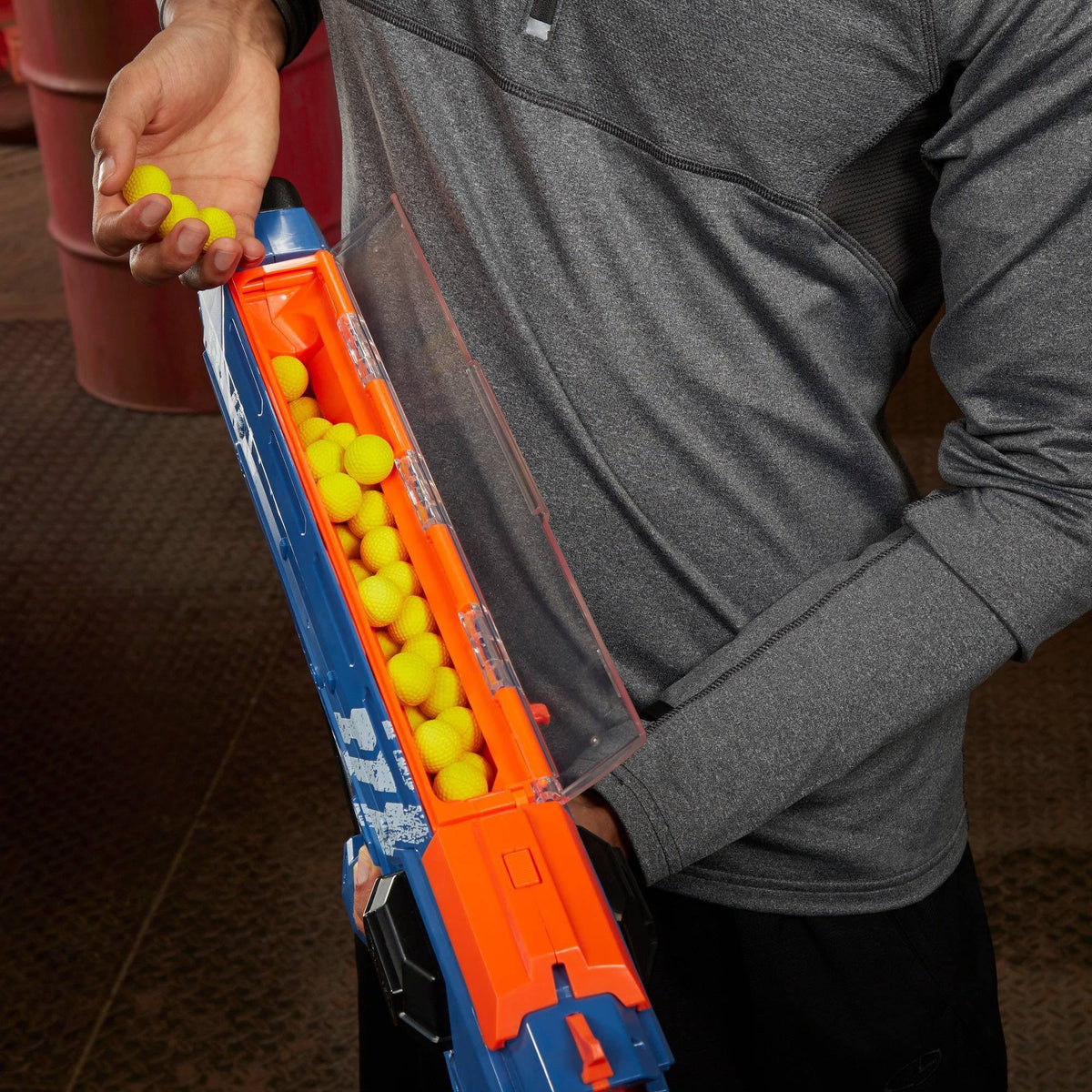 Motorized Blue Blaster P83612