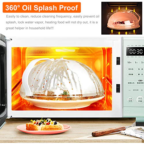 2 Pack Microwave Splatter Cover with Adjustable Steam Vents Q33396