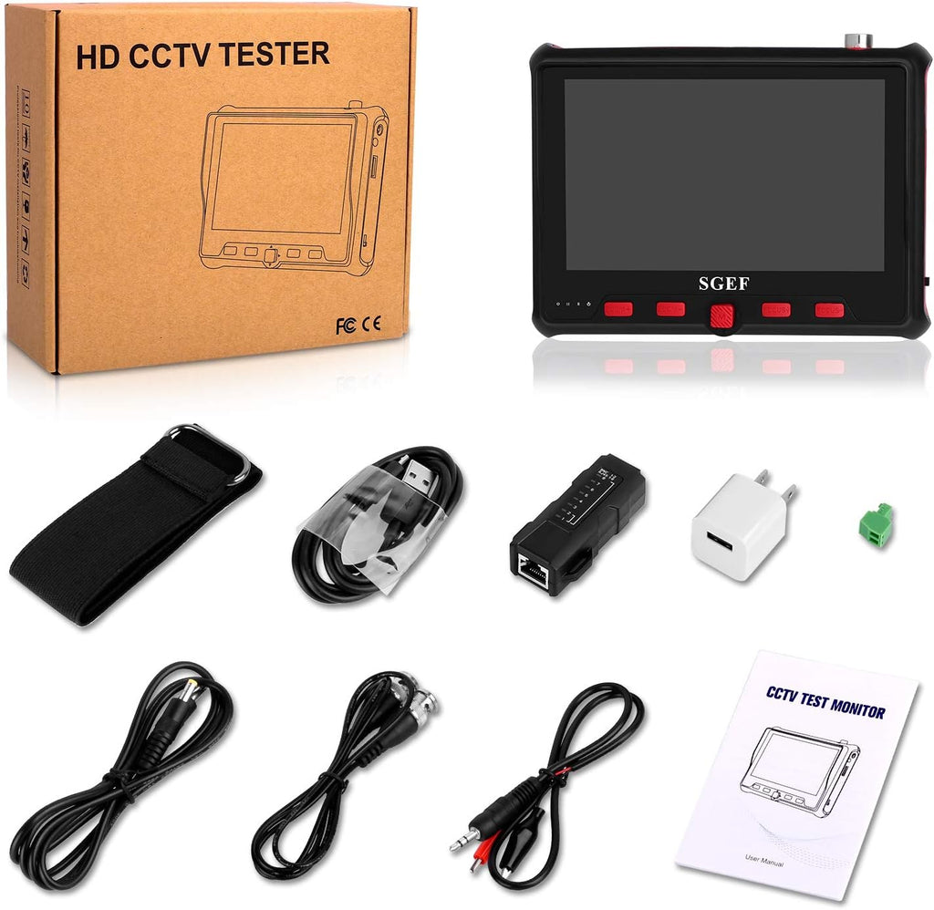 5'' Wrist CCTV Tester Analog Camera Monitor, Pack of 2 R13838