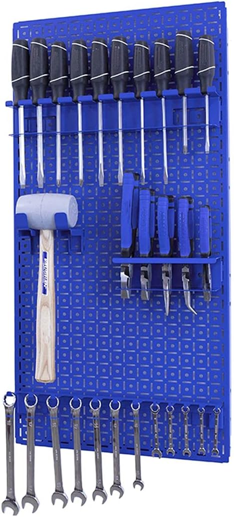 Black/Red Metal Pegboard System M869