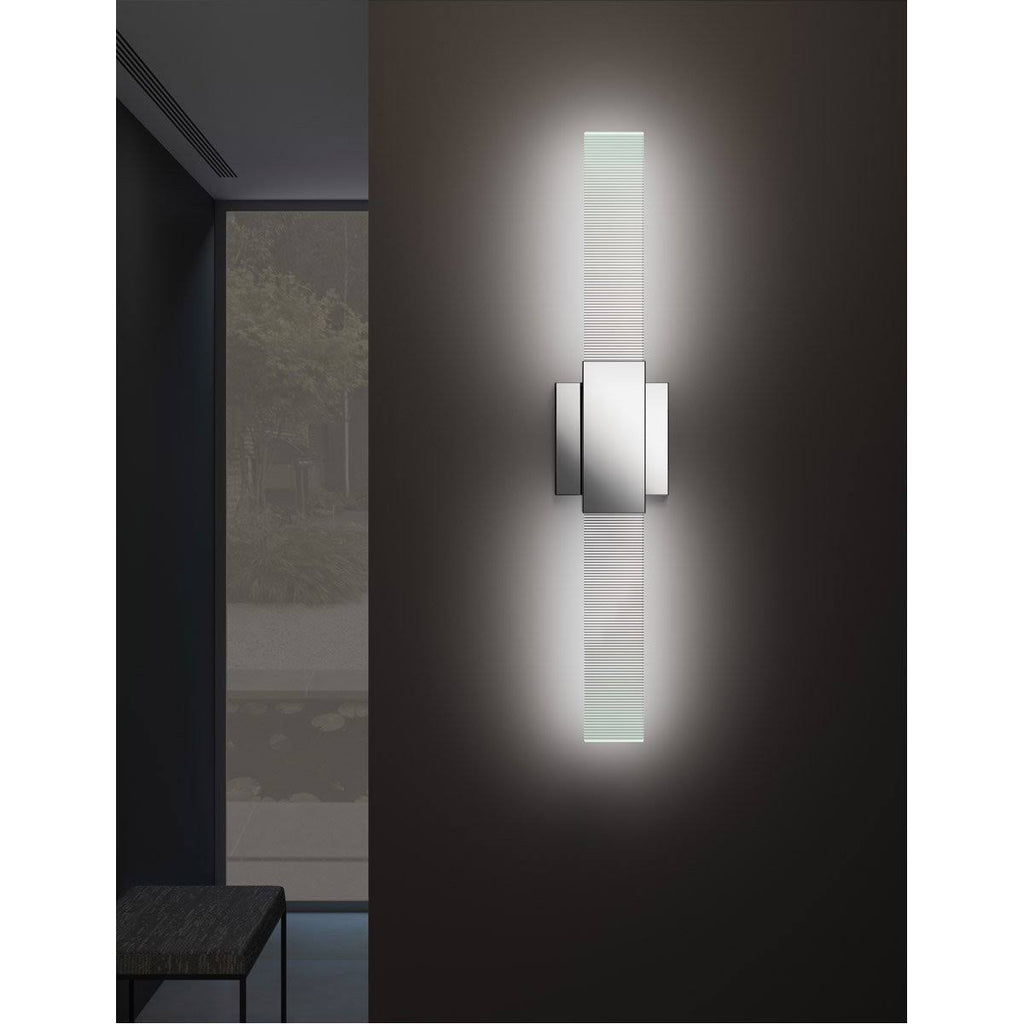 Polished Chrome LED Double Sconce D9831