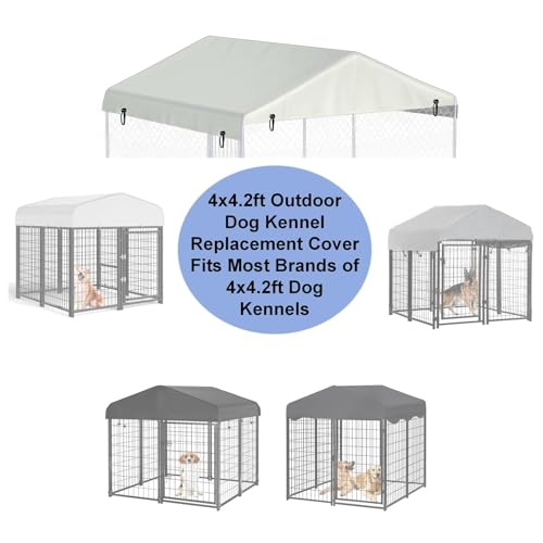 10' x 10' Black Waterproof Oxford Cloth Dog Kennel Cover J602