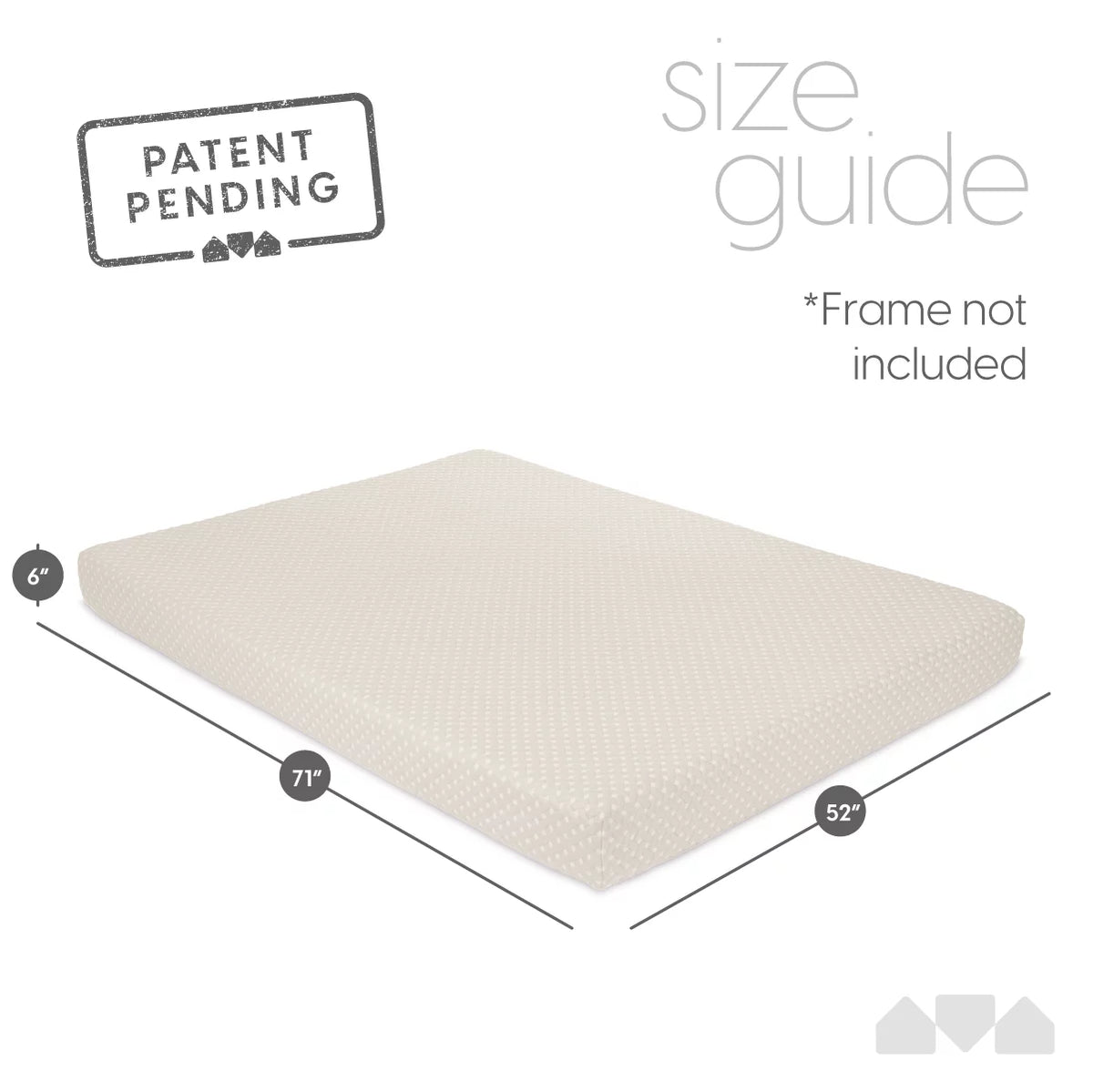 Memory Foam Futon Mattress Full Size Black K5182
