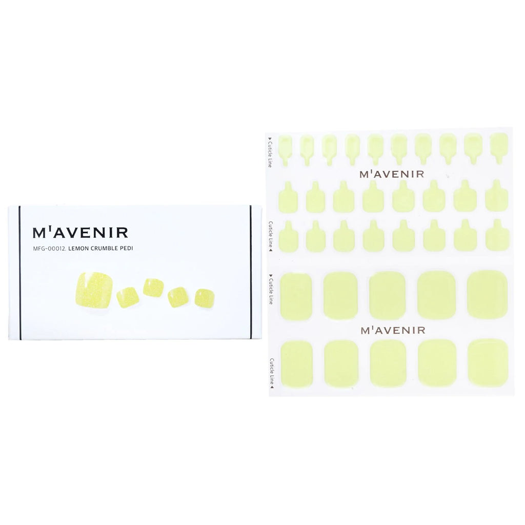 Yellow Lemon Drop Nail Sticker 32pcs U209