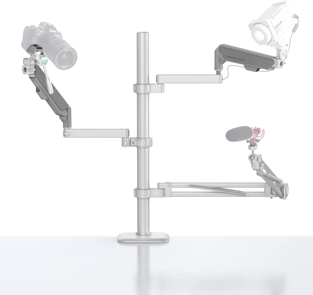 Aluminum Overhead Camera Desk Mount Stand with Boom Arm W513