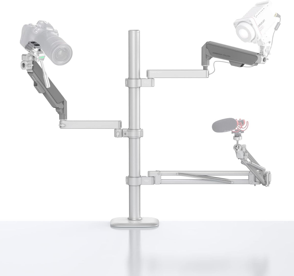 Aluminum Overhead Camera Desk Mount Stand with Boom Arm W513