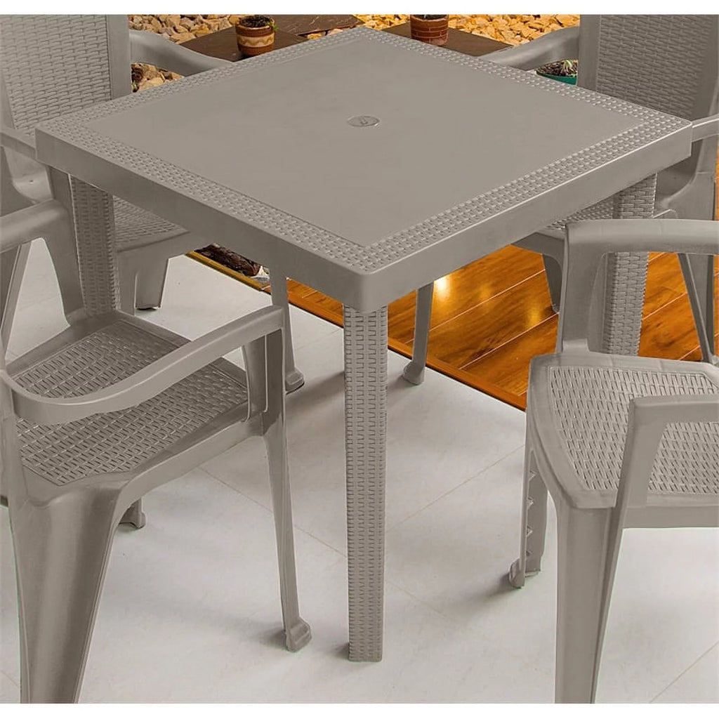 Contemporary Resin Outdoor Dining Table O9244