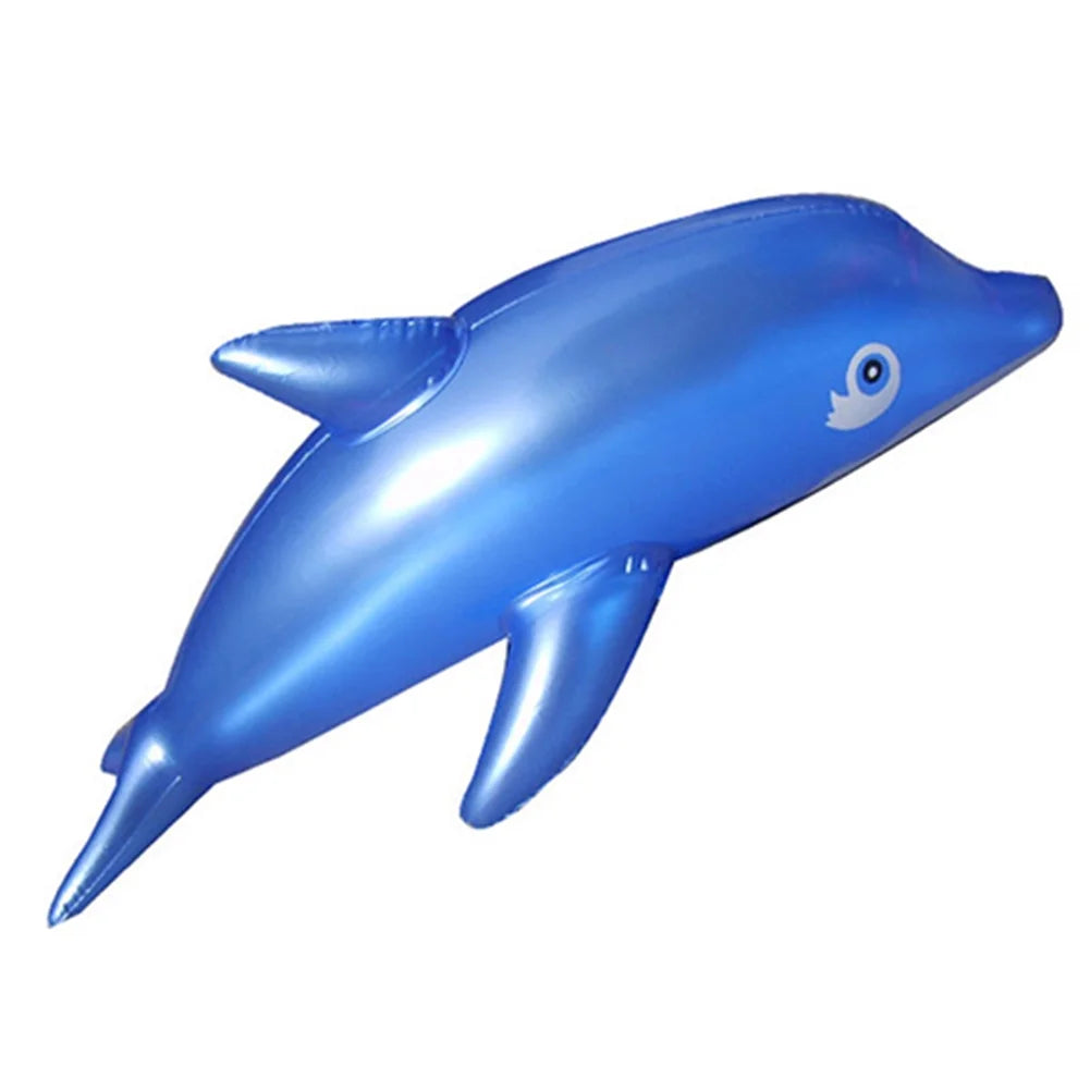 1Pc 50cm Inflatable Dolphin Fish Beach Swimming Pool Float Water Toy J7117