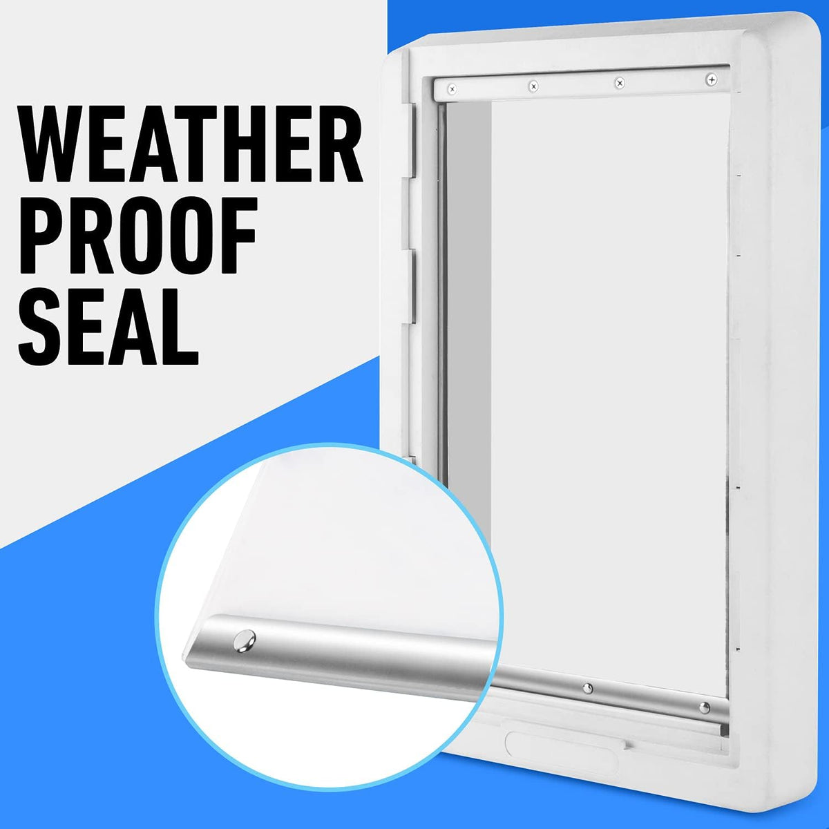 Weatherproof XL Replacement Dog Door Flap (9.75 x 17 in) Q899052