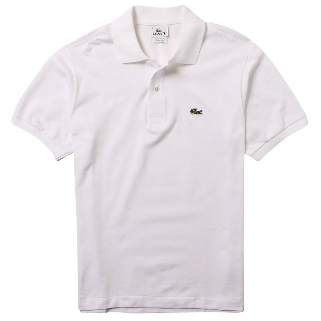 White Men's Classic Fit Short Sleeve Polo Shirt N43030